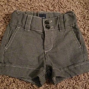 Baby Gap black and white shorts